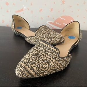 Boho Embroidered Mule Flats